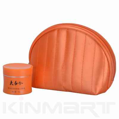 Quilted Satin Cosmetic Pouch
